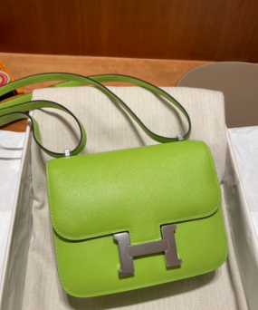 에르메스 콘스탄스18 키위그린 은장 앱송